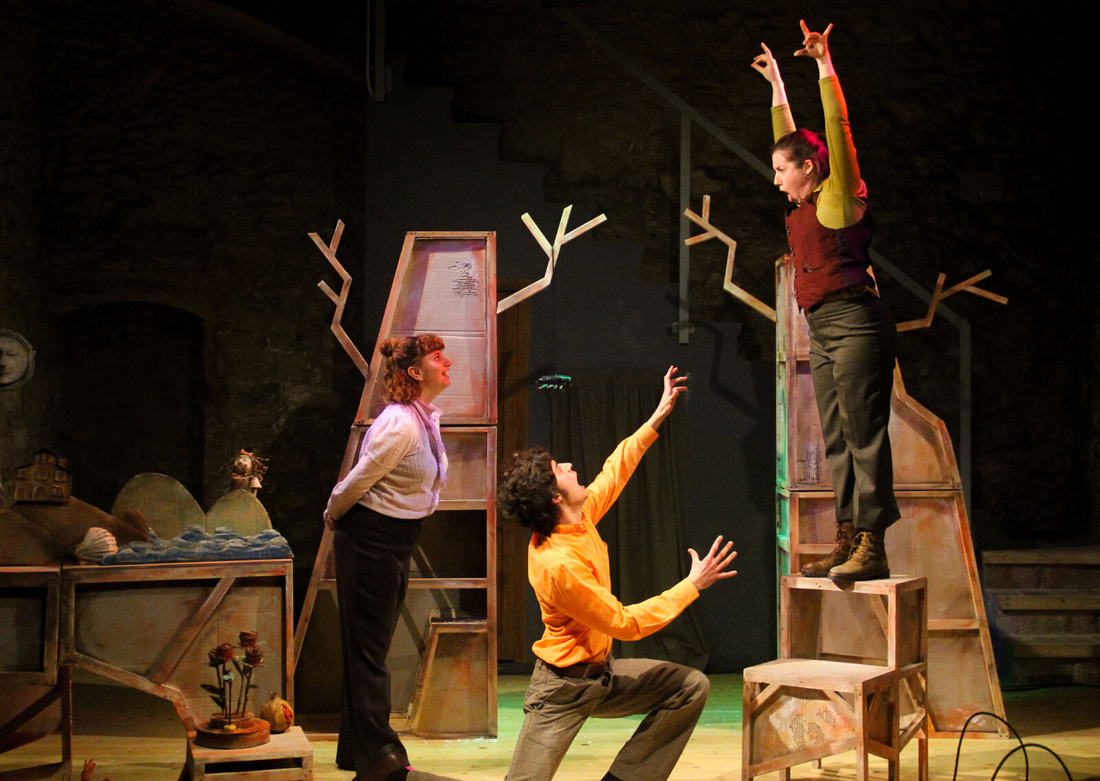 Imatge de l’espectacle ‘Contes meravellosos de Lola Anglada’, de la companyia Teatre Nu